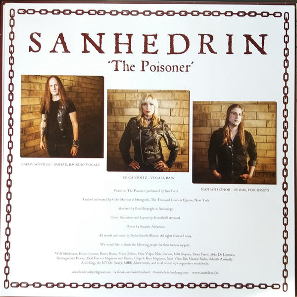 Sanhedrin (8) : The Poisoner (LP, Album, Ltd, Whi)