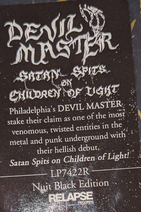 Devil Master : Satan Spits On Children Of Light (LP,Album)