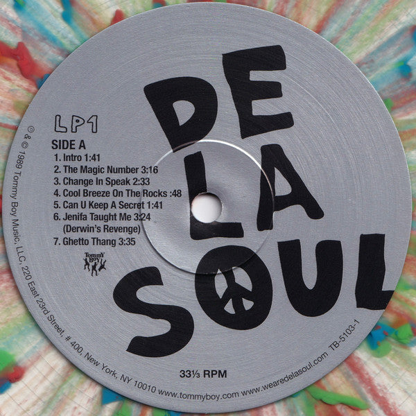 De La Soul : 3 Feet High And Rising (LP,Album,Club Edition,Limited Edition,Reissue,Remastered)
