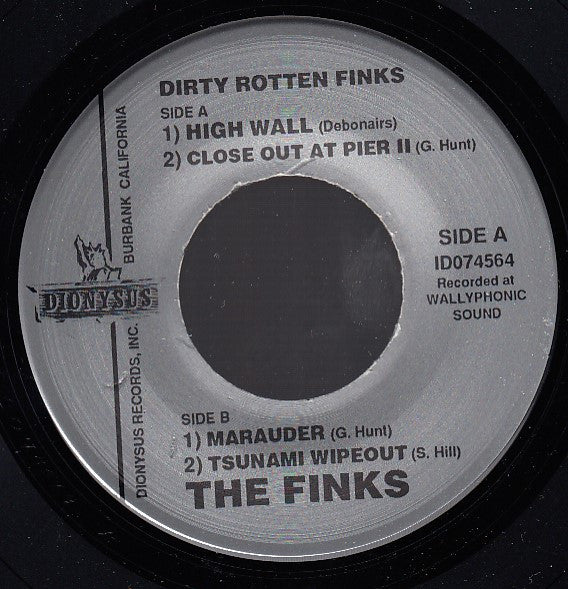 Finks, The : Dirty Rotten Finks (7",45 RPM,Mono)