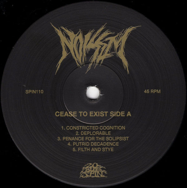 Noisem : Cease To Exist (LP, Album)
