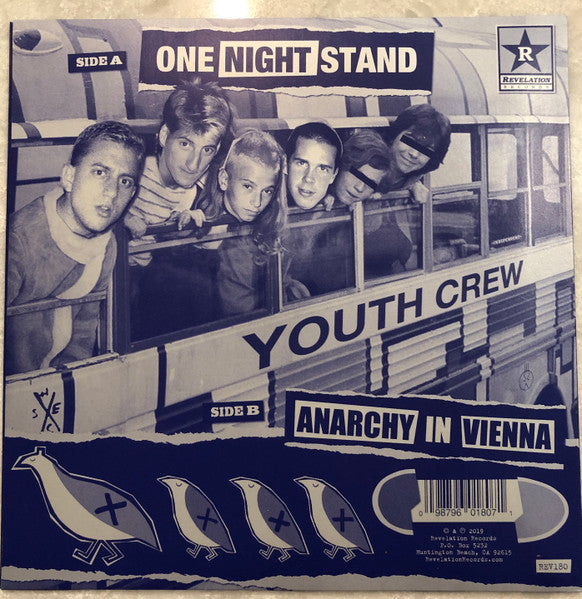 Youth Of Today : One Night Stand (7", Blu)