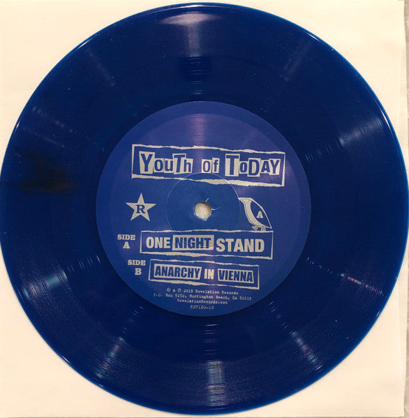 Youth Of Today : One Night Stand (7", Blu)