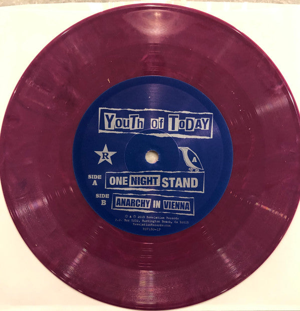 Youth Of Today : One Night Stand (7", Pur)