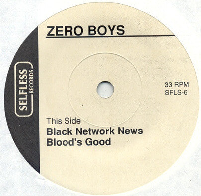 Toxic Reasons / Zero Boys : Toxic Reasons / ZB (7")