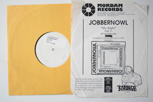Jobbernowl : My Sight (10", W/Lbl)
