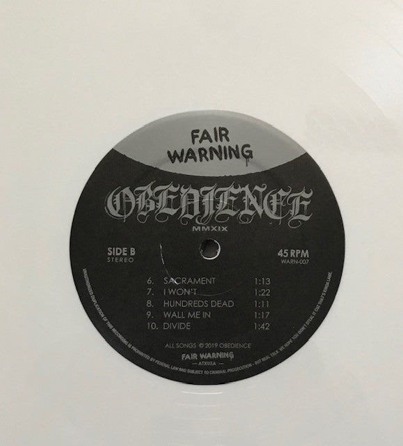 Obedience (3) : MMXIX (12", EP, Whi)