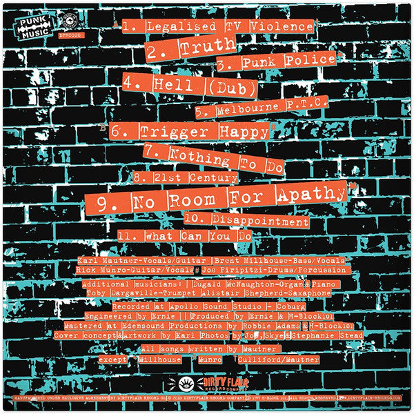 H-Block 101 : No Room For Apathy (LP, Album, Ltd, RE)