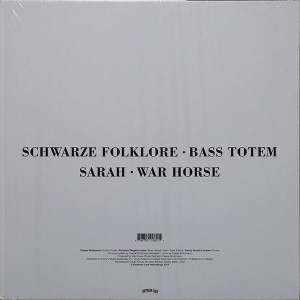 Caspar Brötzmann Massaker : Der Abend Der Schwarzen Folklore (LP,Album,Reissue,Remastered)
