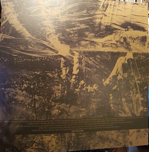 Throes (3) : In The Hands Of An Angry God (LP, Album, Gol)