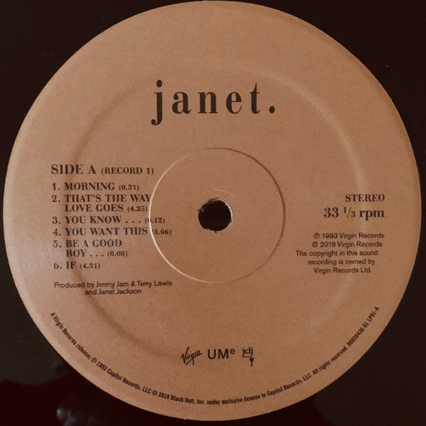 Janet Jackson : Janet. (LP,Album,Reissue)