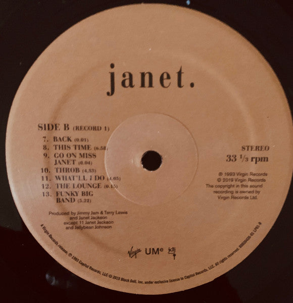 Janet Jackson : Janet. (LP,Album,Reissue)