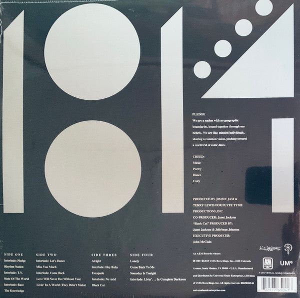 Janet Jackson : Rhythm Nation 1814 (LP,Album,Reissue)