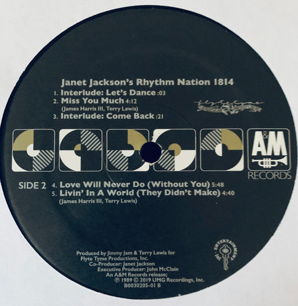 Janet Jackson : Rhythm Nation 1814 (LP,Album,Reissue)