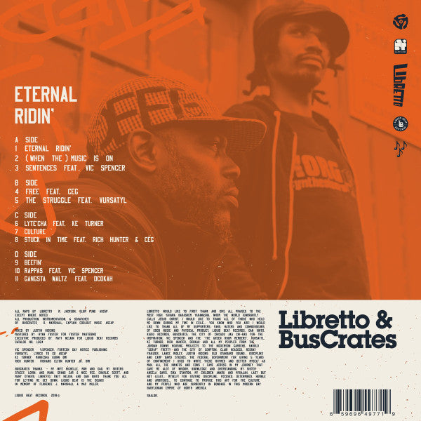 Libretto & BusCrates 16-Bit Ensemble : Eternal Ridin' (2xLP)