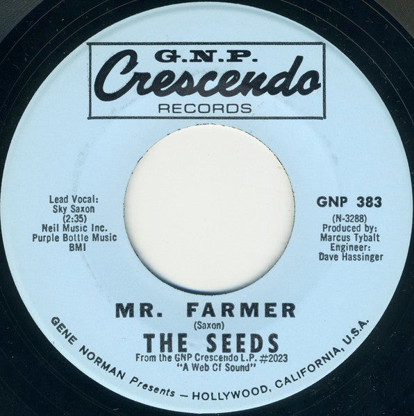 Seeds, The : Mr. Farmer (7",45 RPM,Single)