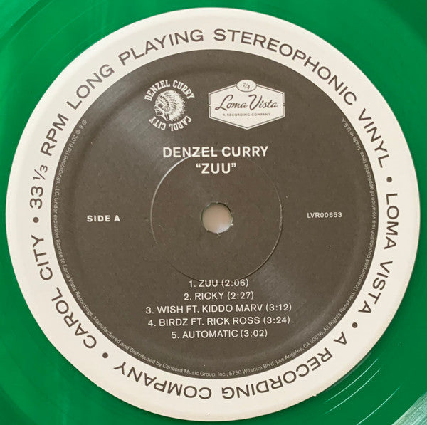 Denzel Curry : Zuu (LP,Album)