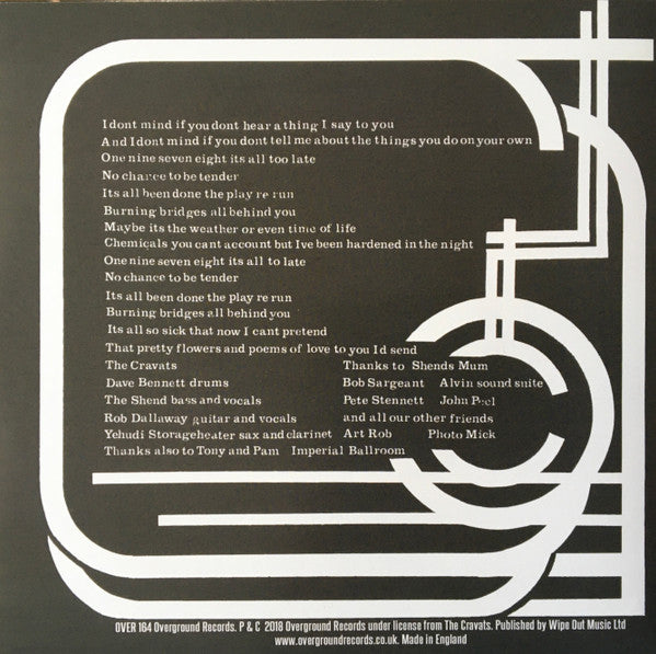 The Cravats : The End. Spring 1979. (7", Single, Ltd)