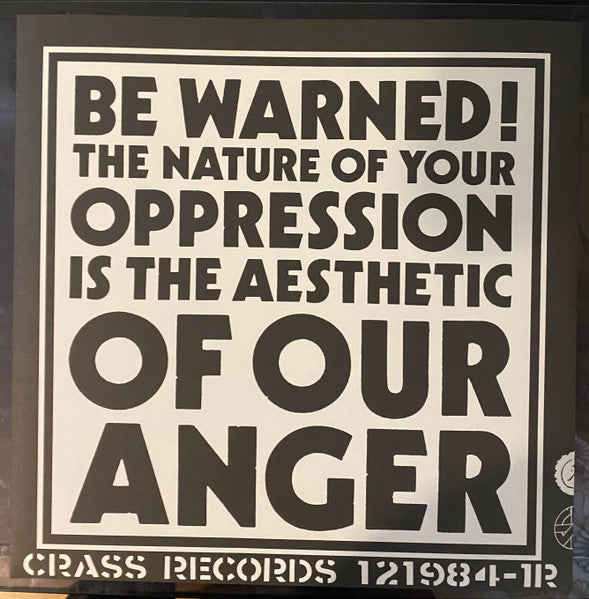 Crass : Yes Sir, I Will. (LP,Album,Reissue,Remastered,Stereo)