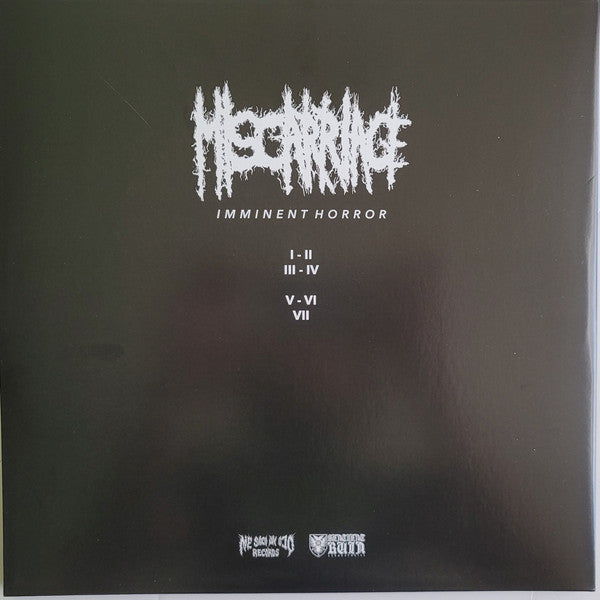 Miscarriage (4) : Imminent Horror (2x12", Album, Ltd)