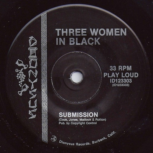 Three Women In Black : Grace Of God (7",33 ⅓ RPM)