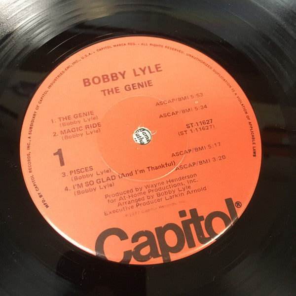 Bobby Lyle : The Genie (LP,Album)