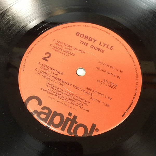 Bobby Lyle : The Genie (LP,Album)