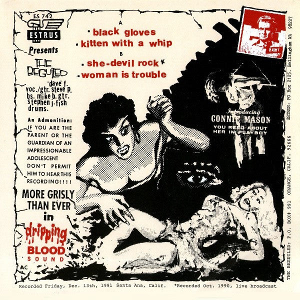 Beguiled, The : Black Gloves E.P. (7",EP,33 ⅓ RPM)