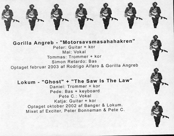 Gorilla Angreb / Lokum : Split In Half (7",45 RPM,Reissue)