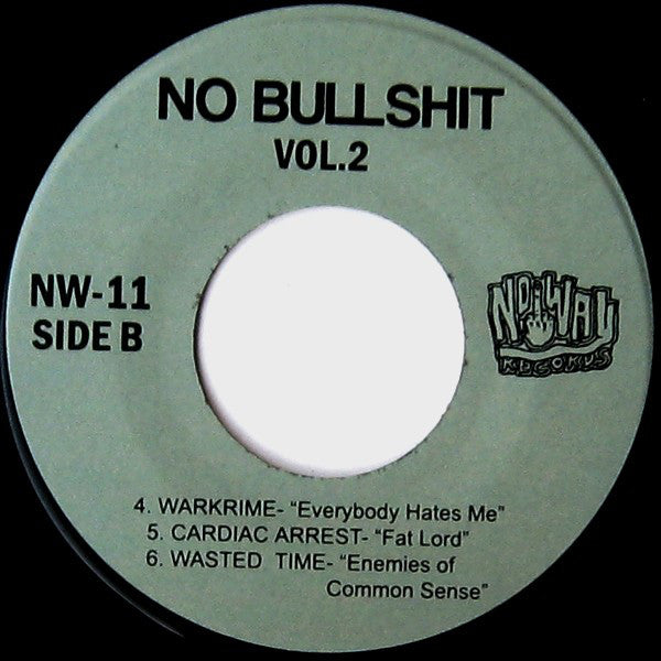 Various : No Bullshit Vol.2 (7",45 RPM,EP,Compilation)