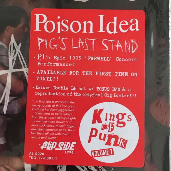 Poison Idea : Pig's Last Stand (2xLP, RE + DVD-V)