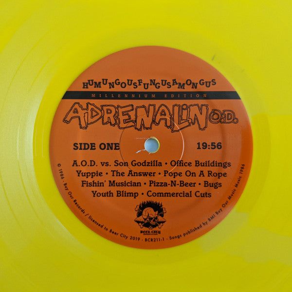 Adrenalin O.D. : Humungousfungusamongus  - Millennium Edition (LP,Album,Reissue,Remastered)