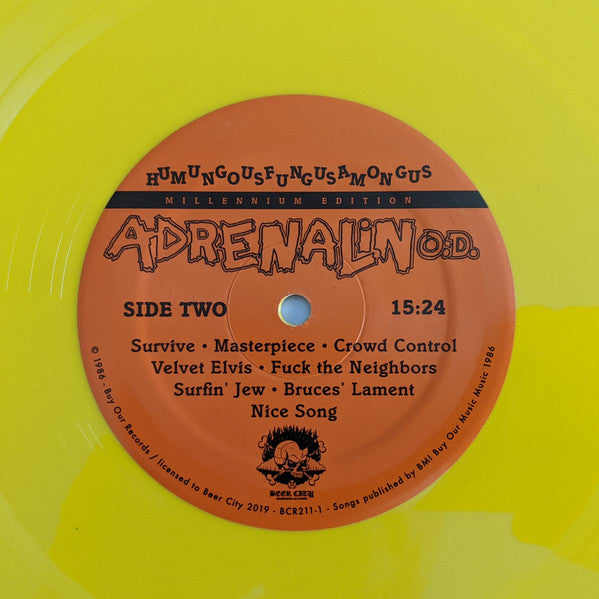 Adrenalin O.D. : Humungousfungusamongus  - Millennium Edition (LP,Album,Reissue,Remastered)