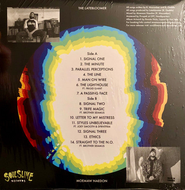 Moemaw Naedon, The Latebloomer : Circular Signals (12", Album, Ltd)