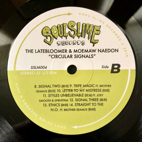 Moemaw Naedon, The Latebloomer : Circular Signals (12", Album, Ltd)