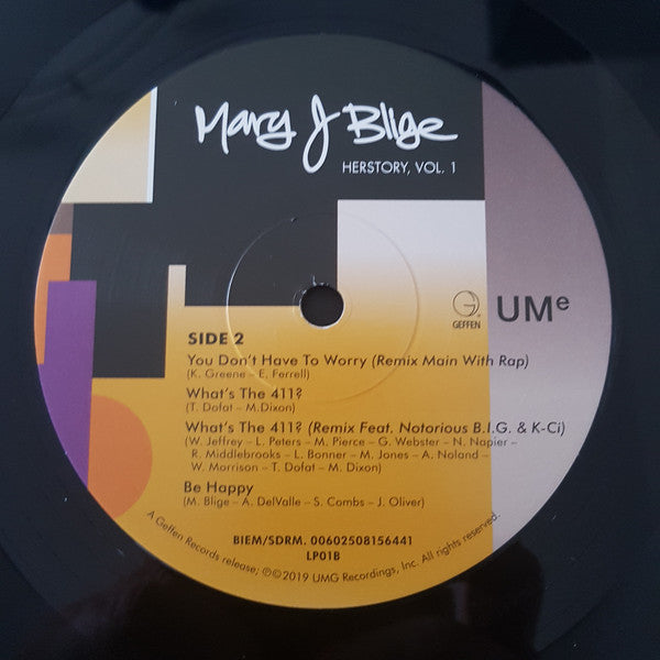 Mary J. Blige : HERstory, Vol. 1 (LP,Compilation)
