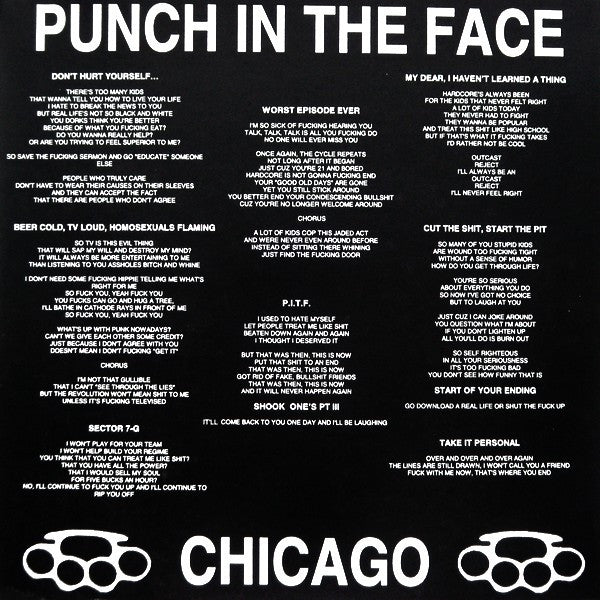 Punch In The Face : Punch In The Face !!! (7",45 RPM)