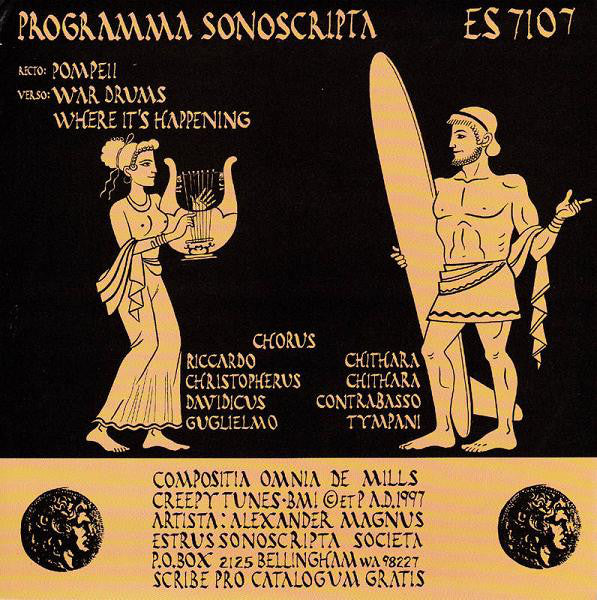 Volcanos, The : Musica Pro Proximum Millennium (45 RPM,7")
