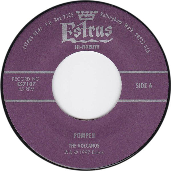 Volcanos, The : Musica Pro Proximum Millennium (45 RPM,7")