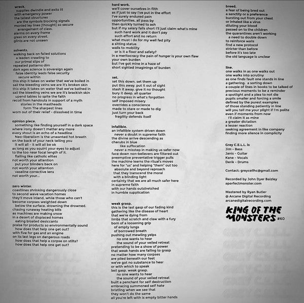 Grey C.E.L.L. : Grey C.E.L.L. (12",45 RPM,Album)