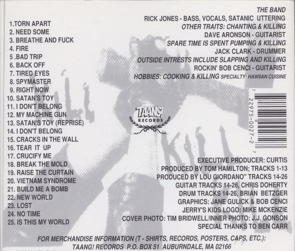 Jerry's Kids : Kill Kill Kill / Is This My World? (CD, Album, Comp, RE)