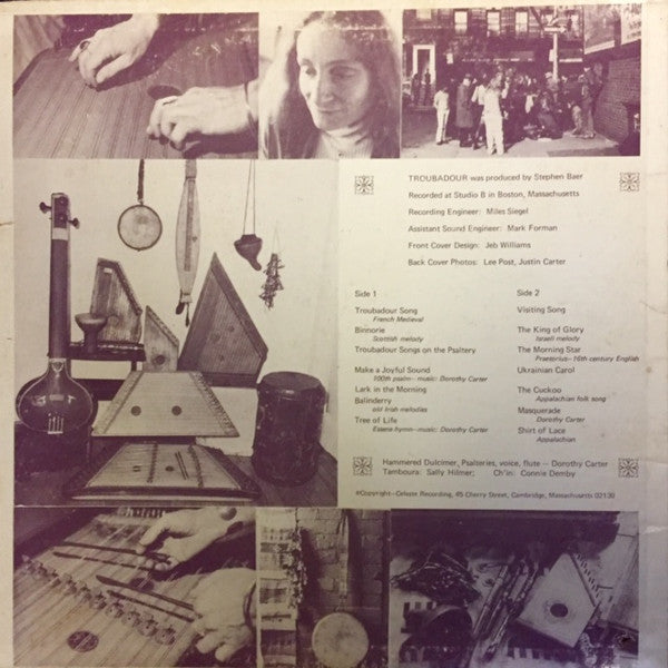 Dorothy Carter : Troubadour  (LP,Album)