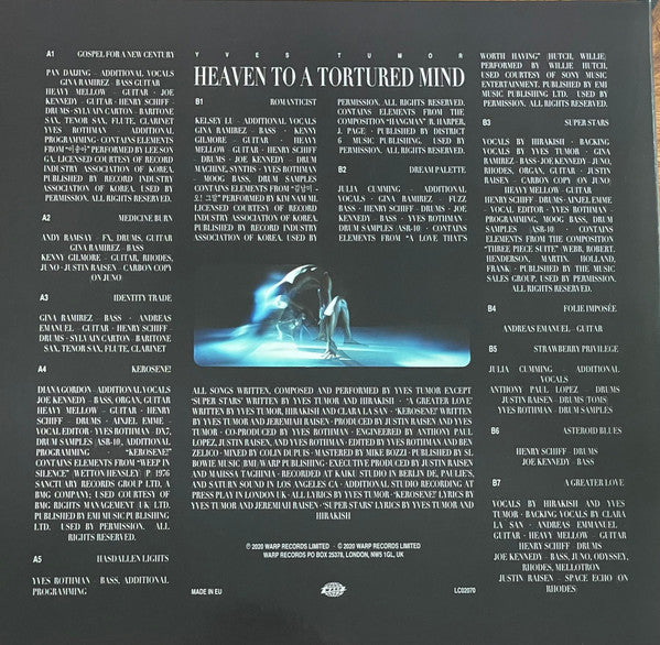 Yves Tumor : Heaven To A Tortured Mind (LP,Album)