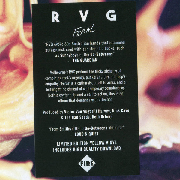 RVG (3) : Feral (LP, Album, Ltd, Yel)