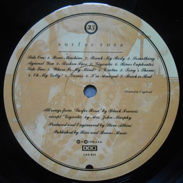 Pixies : Surfer Rosa (LP,Album,Reissue)