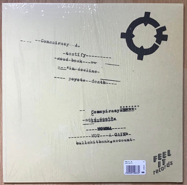 Cold Feet : Punk Entity  (12")