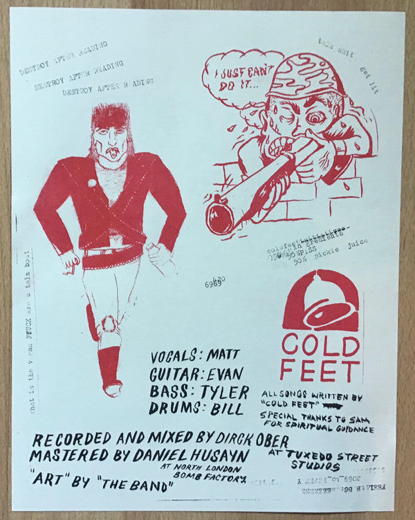Cold Feet : Punk Entity  (12")