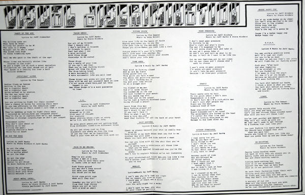 Visual Discrimination : Step Back And Listen (LP,Album)