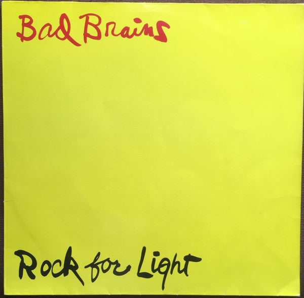 Bad Brains : Rock For Light (LP,Album)
