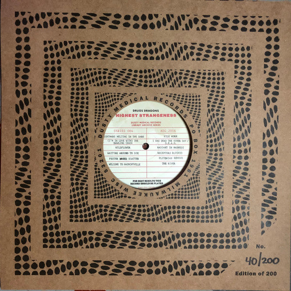 Drugs Dragons : Highest Strangeness (LP, Album, Ltd, Num)